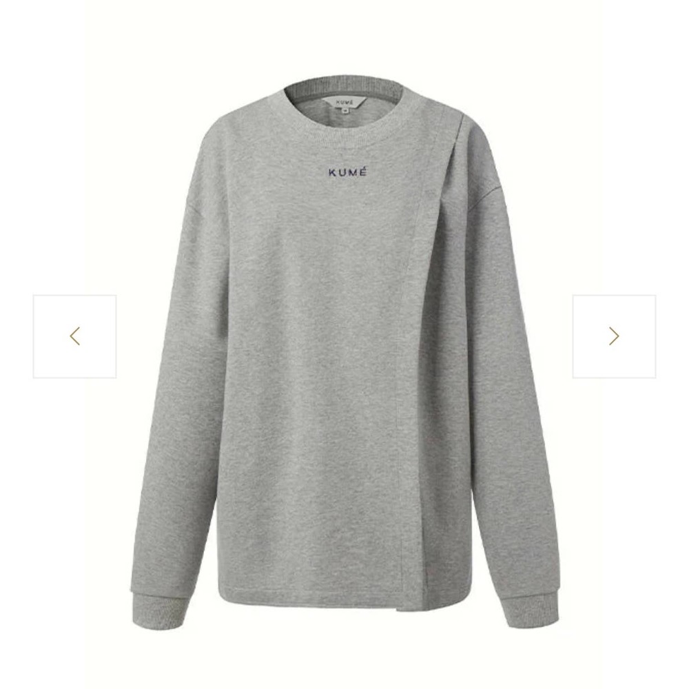 KUME STUDIO (Unisex) Front‎ Split Sweatshirt sz MED